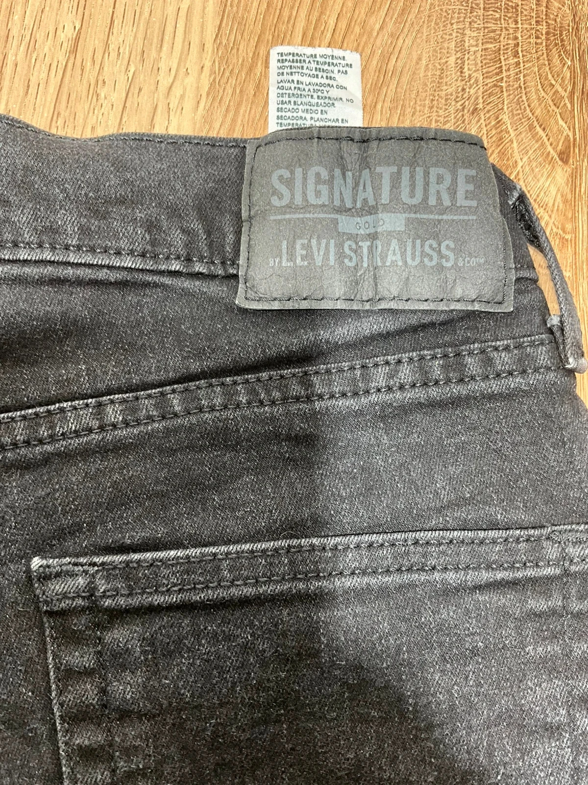 Jean Levi’s Coupe Slim W28 L32 Vintage Noir Lvh 258 – photo 9